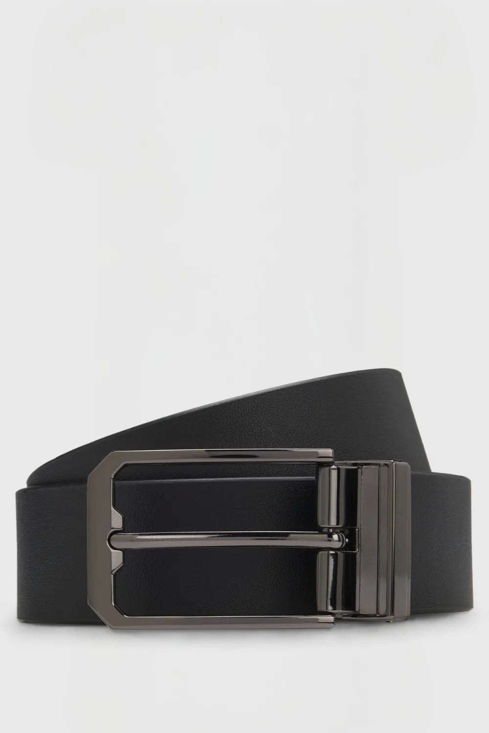 Black/Birch | Raven Twist Belt, front