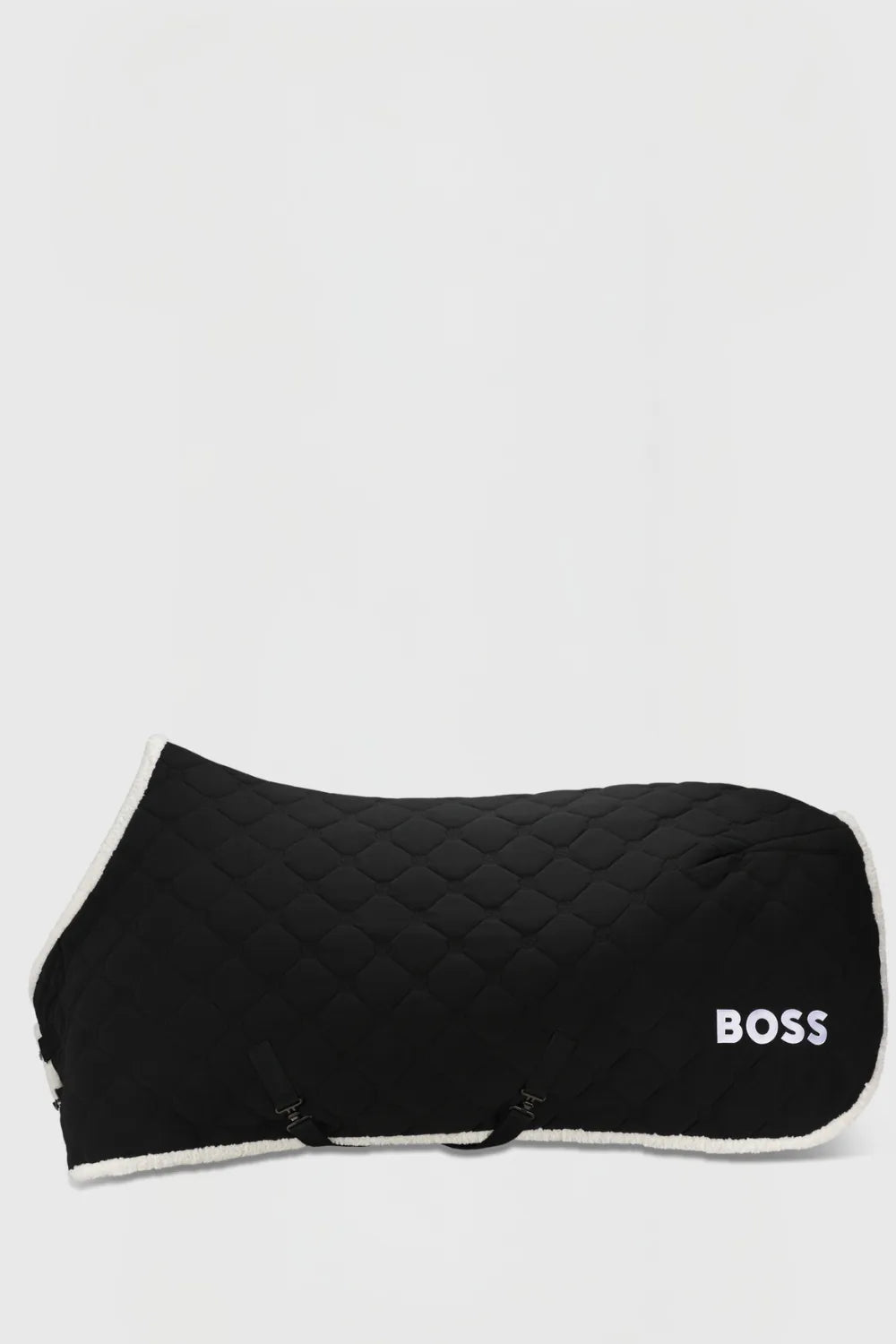 Black | Baltimore Soft Fleece Rug Teddy, front