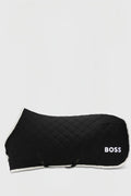 Black | Baltimore Soft Fleece Rug Teddy, front