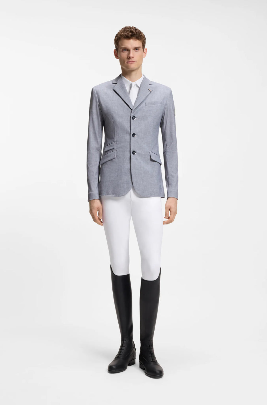 Silver Grey Melange | Adrian Show Jacket, view 3