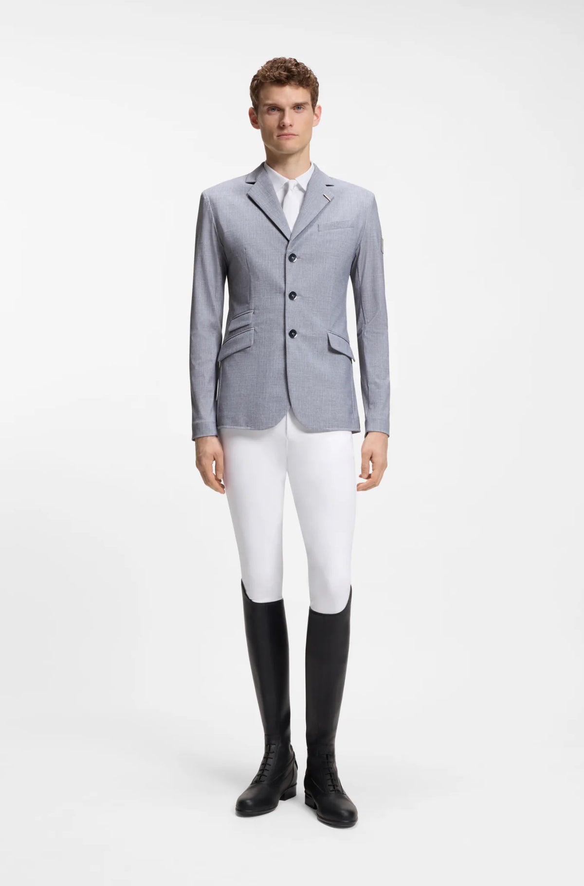 Silver Grey Melange | Adrian Show Jacket, view 3