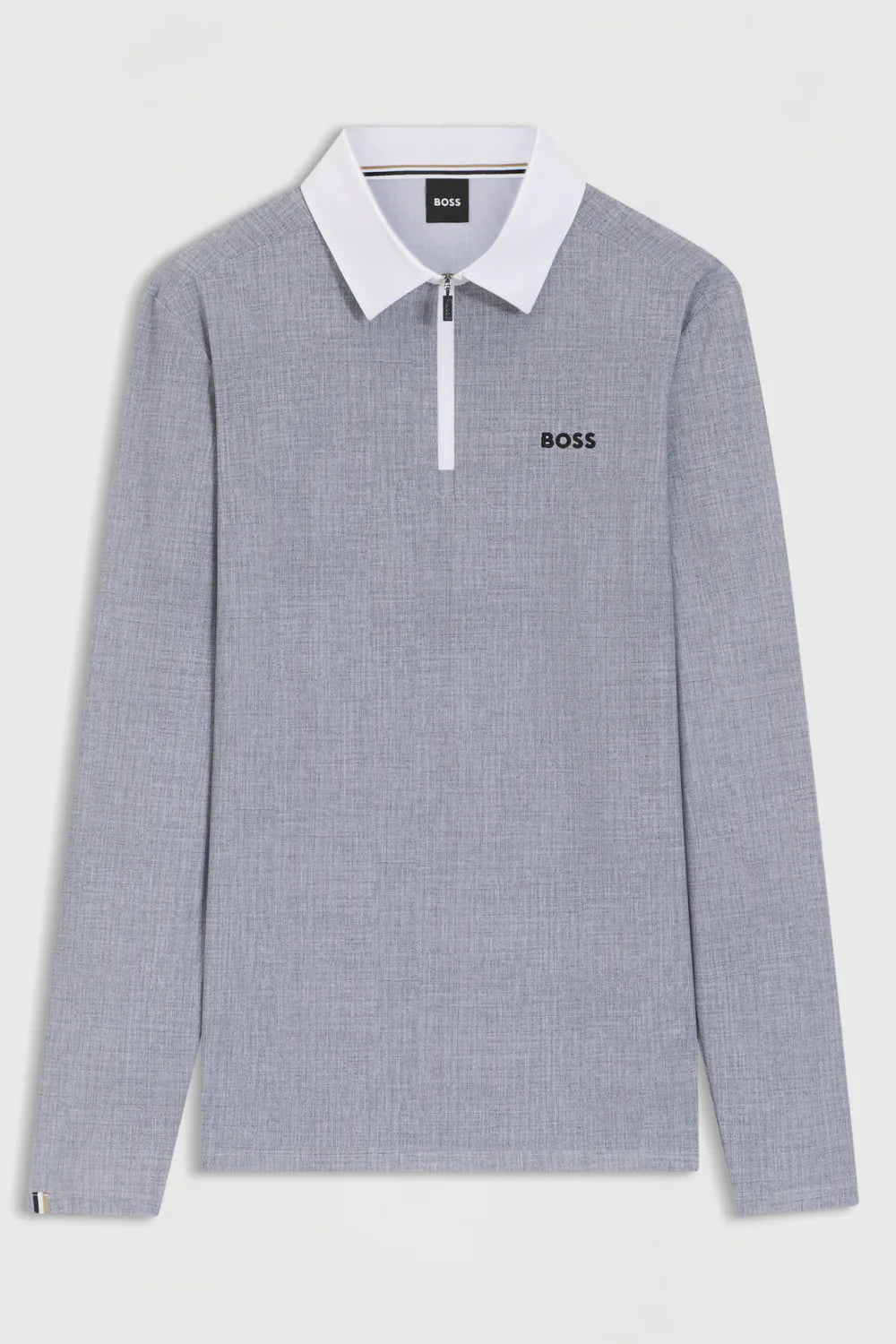 Silver Grey Melange | Elton Show Shirt, front