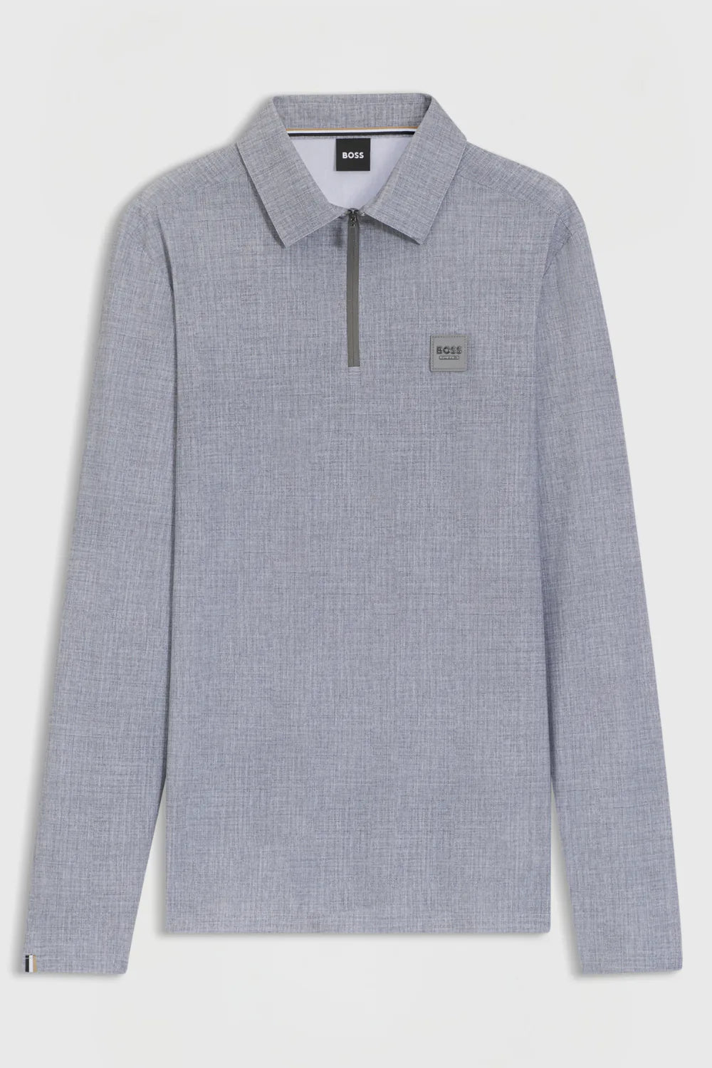 Silver Grey Melange | Eaton Training Shirt, front