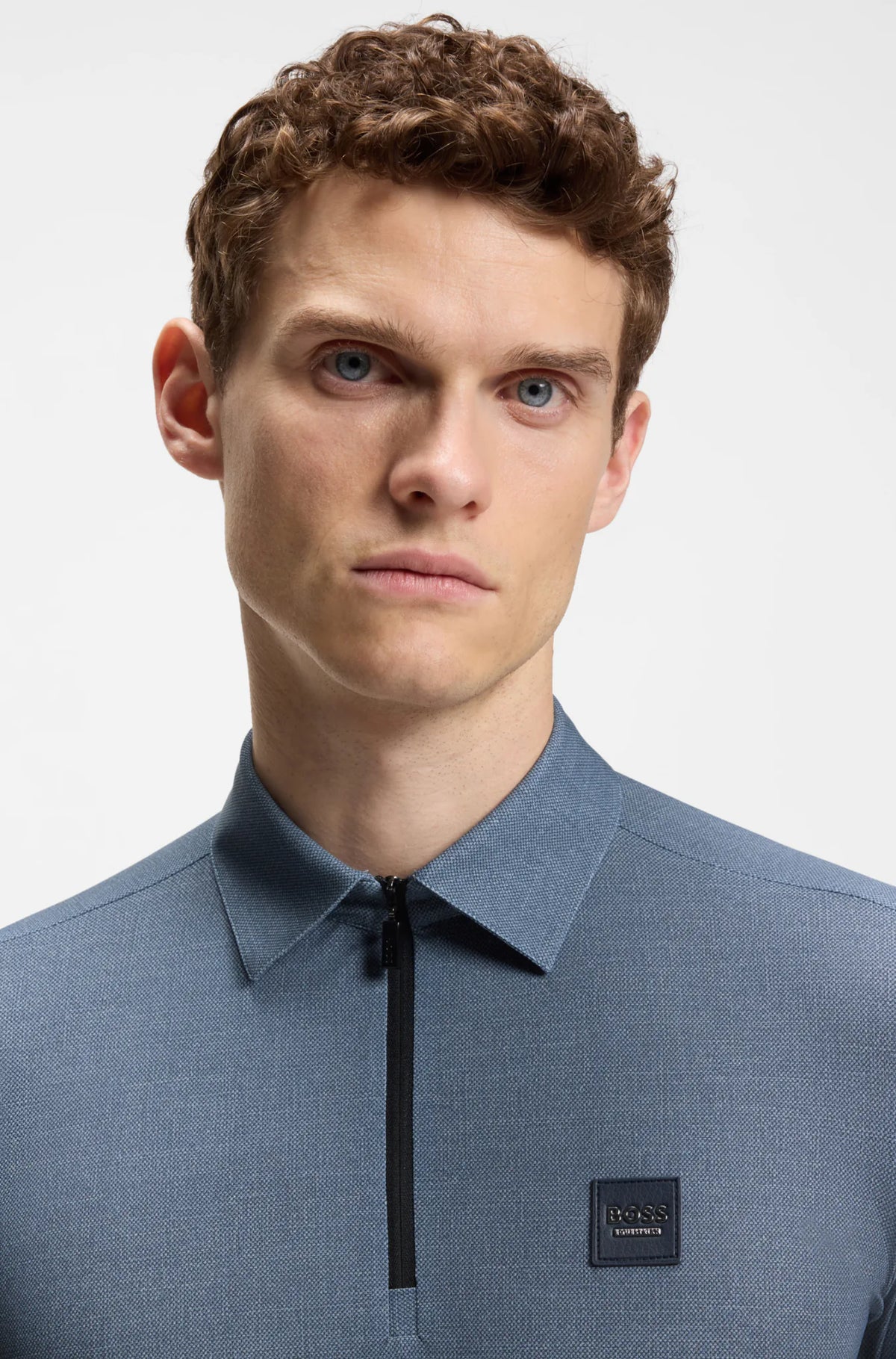 Sky Captain Melange | Eaton Training Shirt, view 5