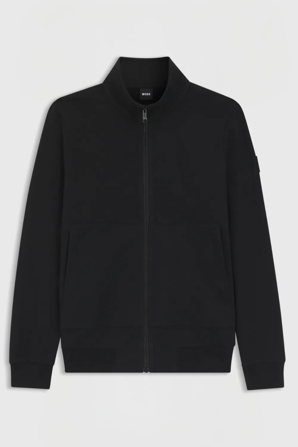Black | Steven Training Sweater Cardigan, front