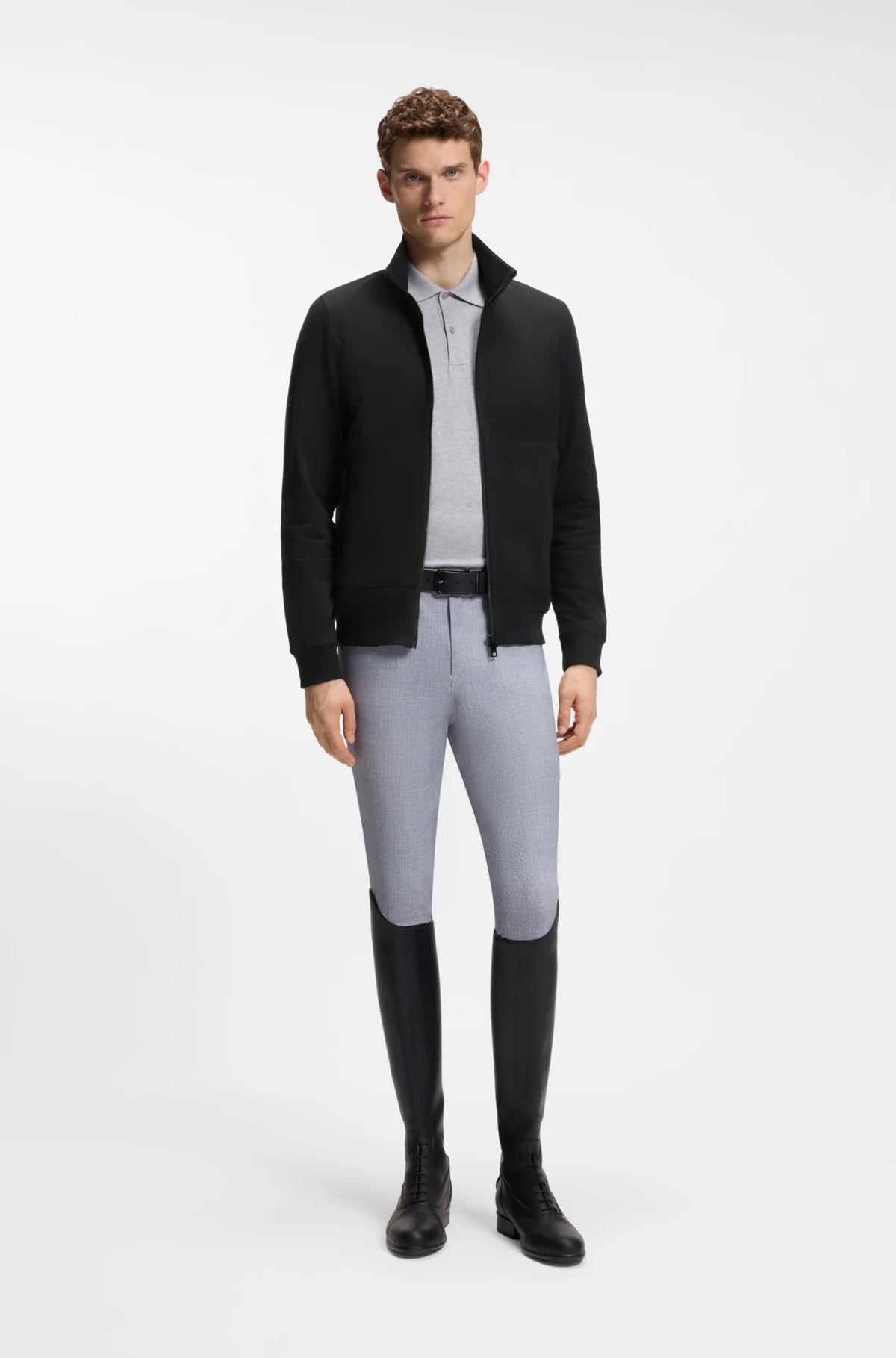 Black | Steven Training Sweater Cardigan, view 3