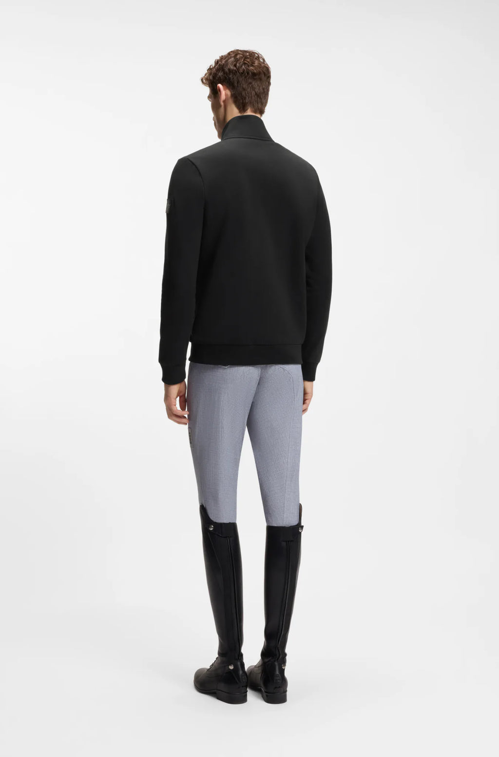 Black | Steven Training Sweater Cardigan, view 4