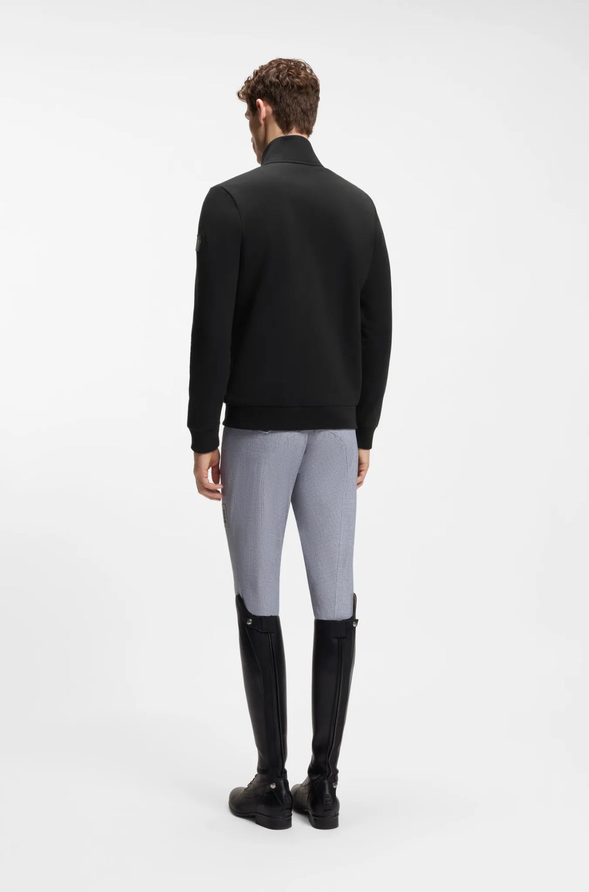 Black | Steven Training Sweater Cardigan, view 4