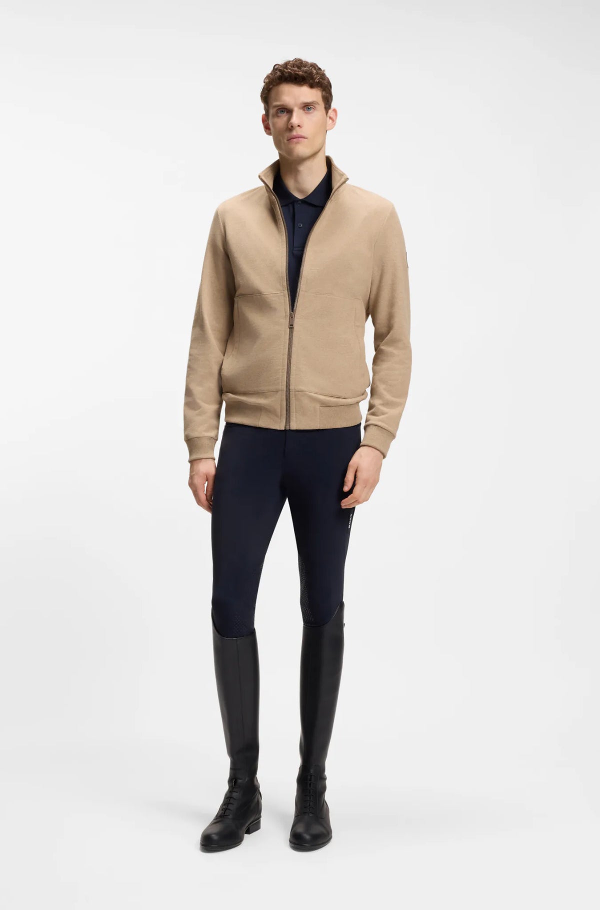 Walnut | Steven Training Sweater Cardigan, view 3