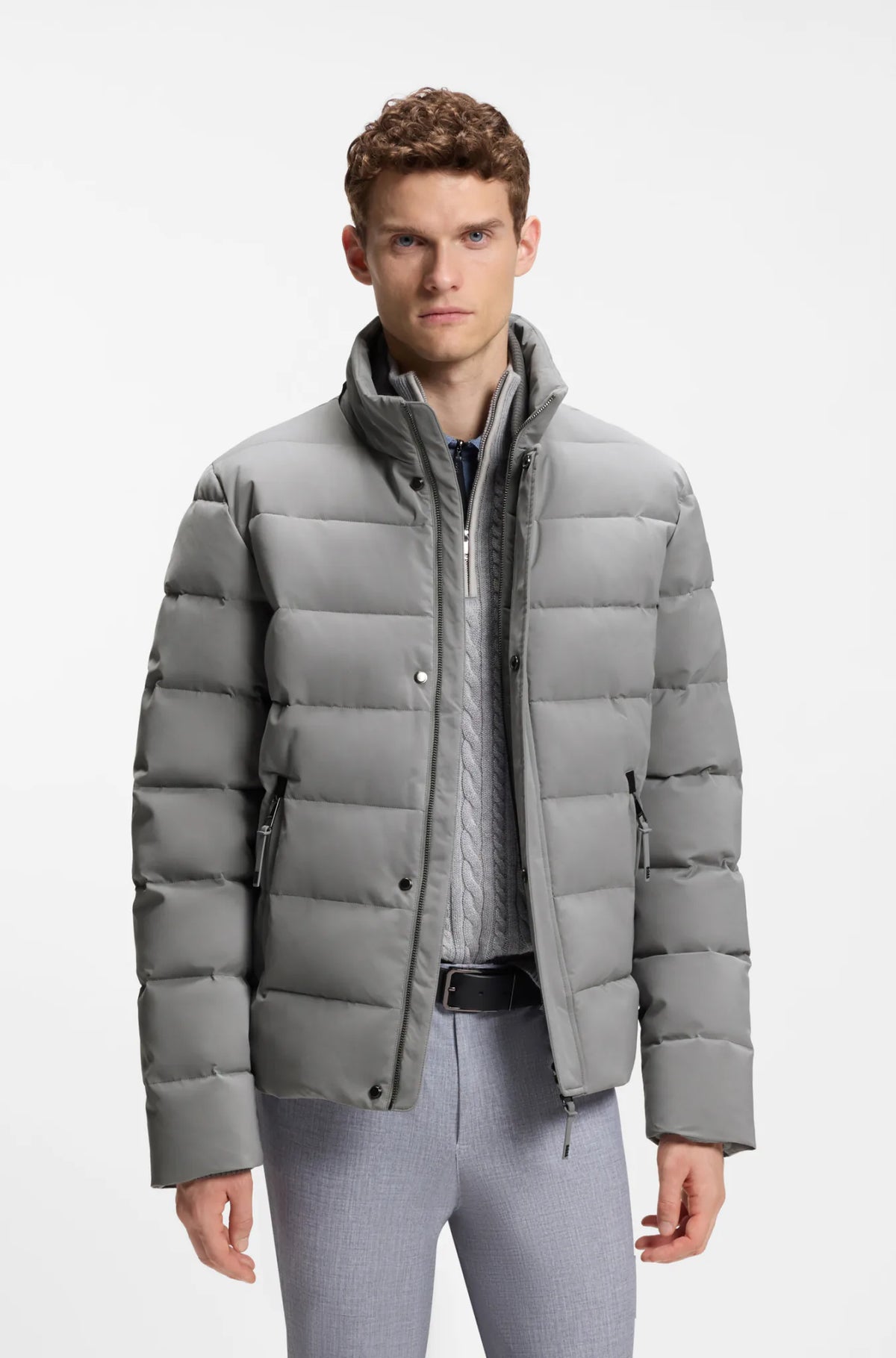 Sharkskin | Jamie Puffer Velvet Jacket, view 2