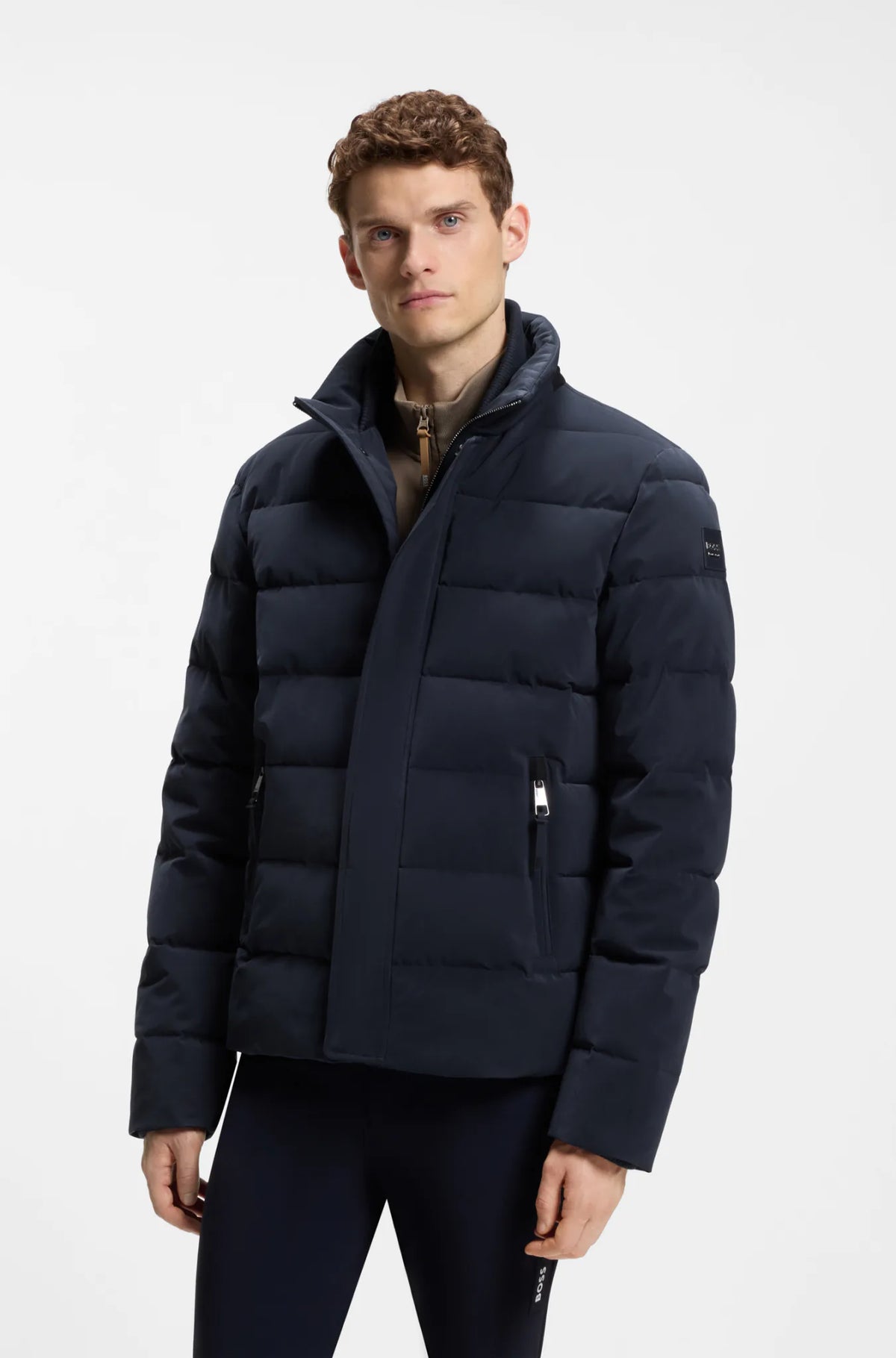 Sky Captain | Jamie Puffer Velvet Jacket, view 2