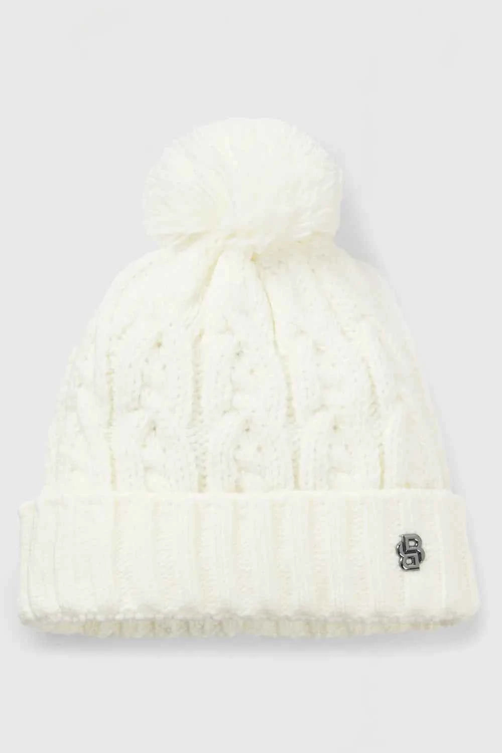 Cable Knit Bobble Beanie