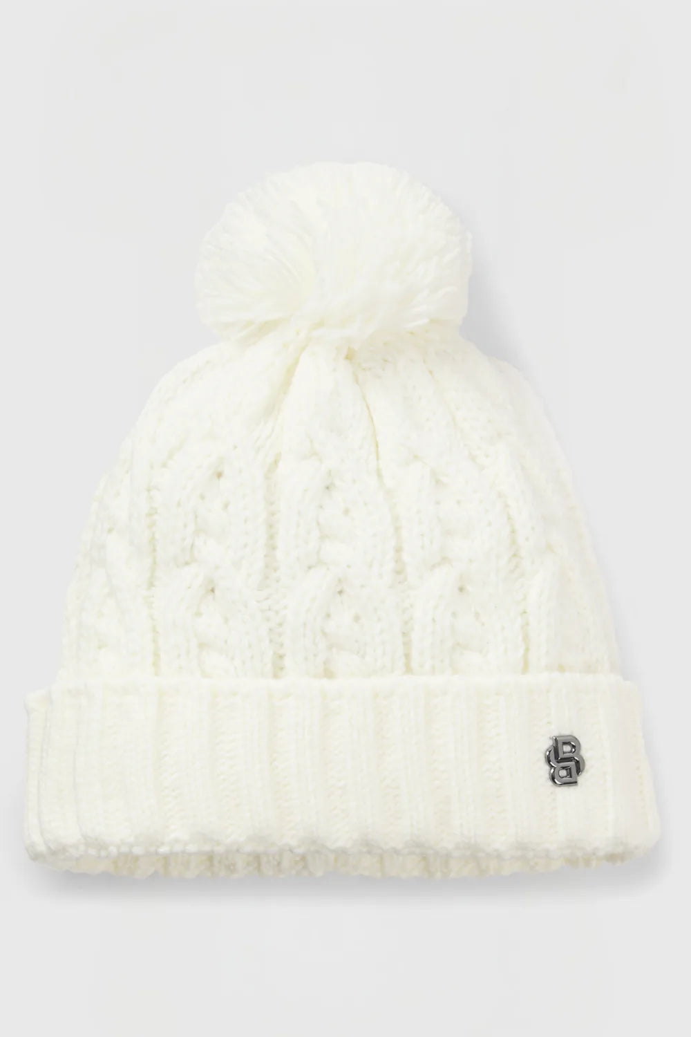 Soft Creme | Bella Beanie Bobble, front