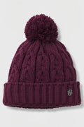 Deep Purple | Bella Beanie Bobble, front