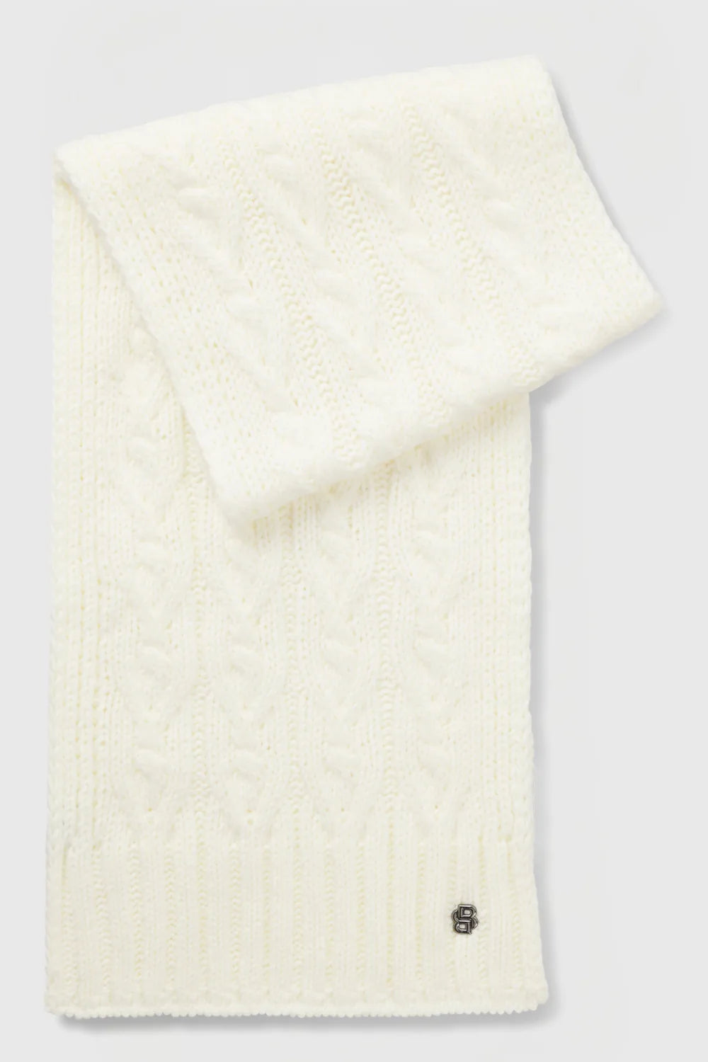 Soft Creme | Bora Scarf Cable, front