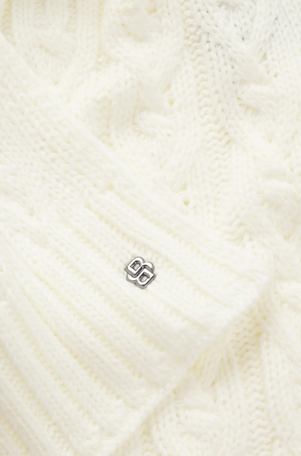 Soft Creme | Bora Scarf Cable, view 4