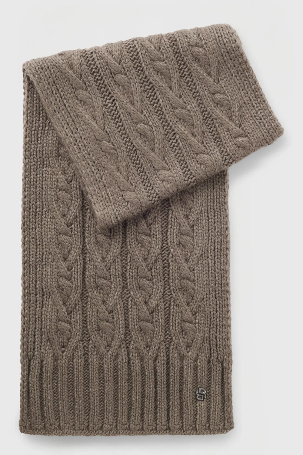 Tea Leaf | Bora Scarf Cable, front