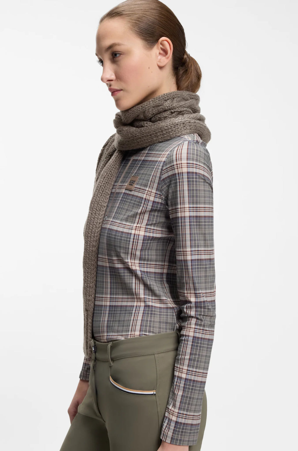 Tea Leaf | Bora Scarf Cable, view 2