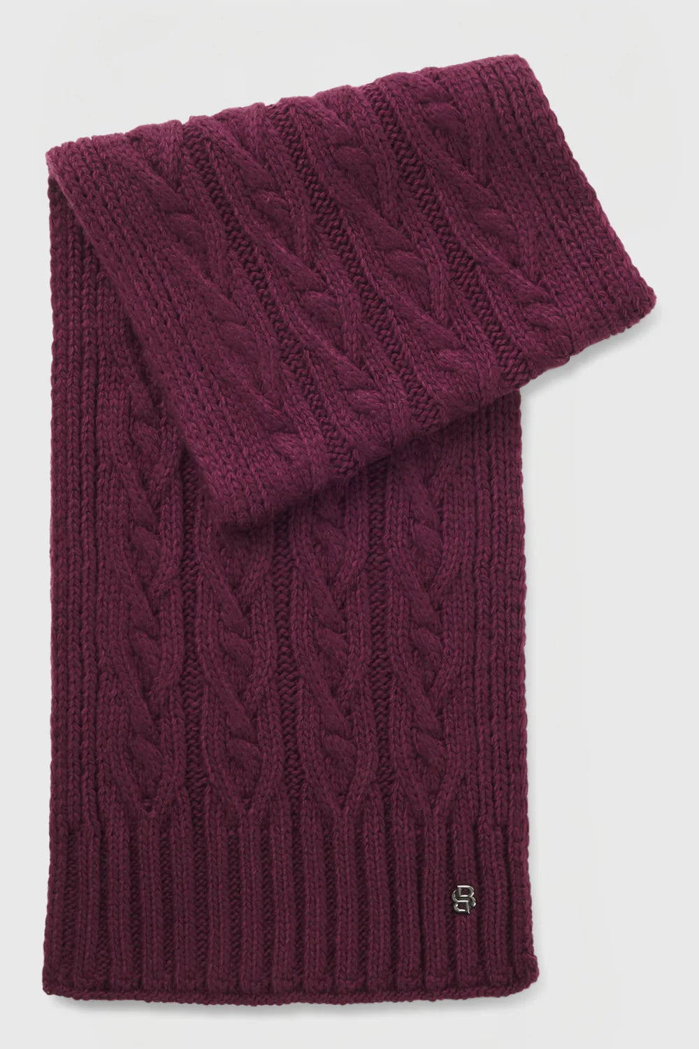 Deep Purple | Bora Scarf Cable, front
