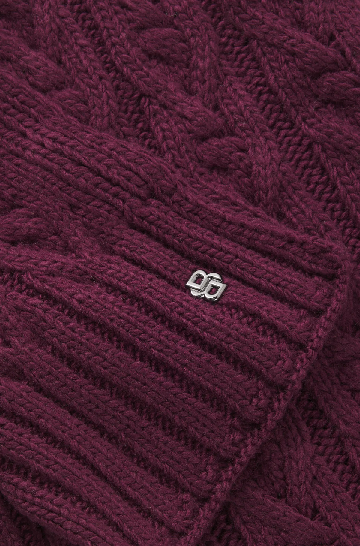 Deep Purple | Bora Scarf Cable, view 4
