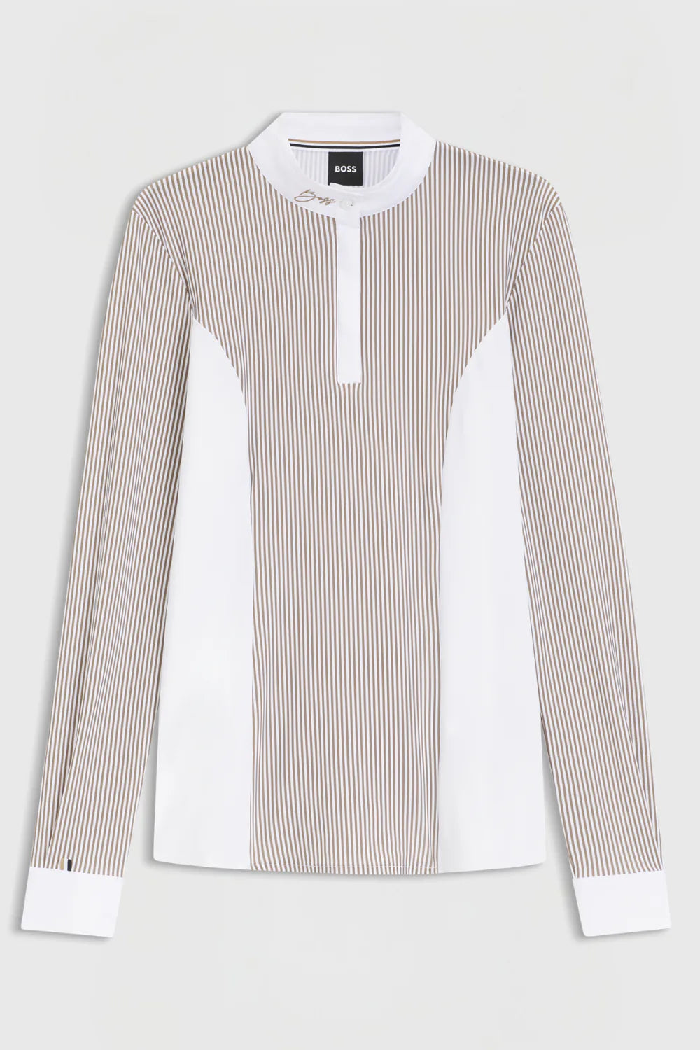 Walnut | Edora Show Blouse, front