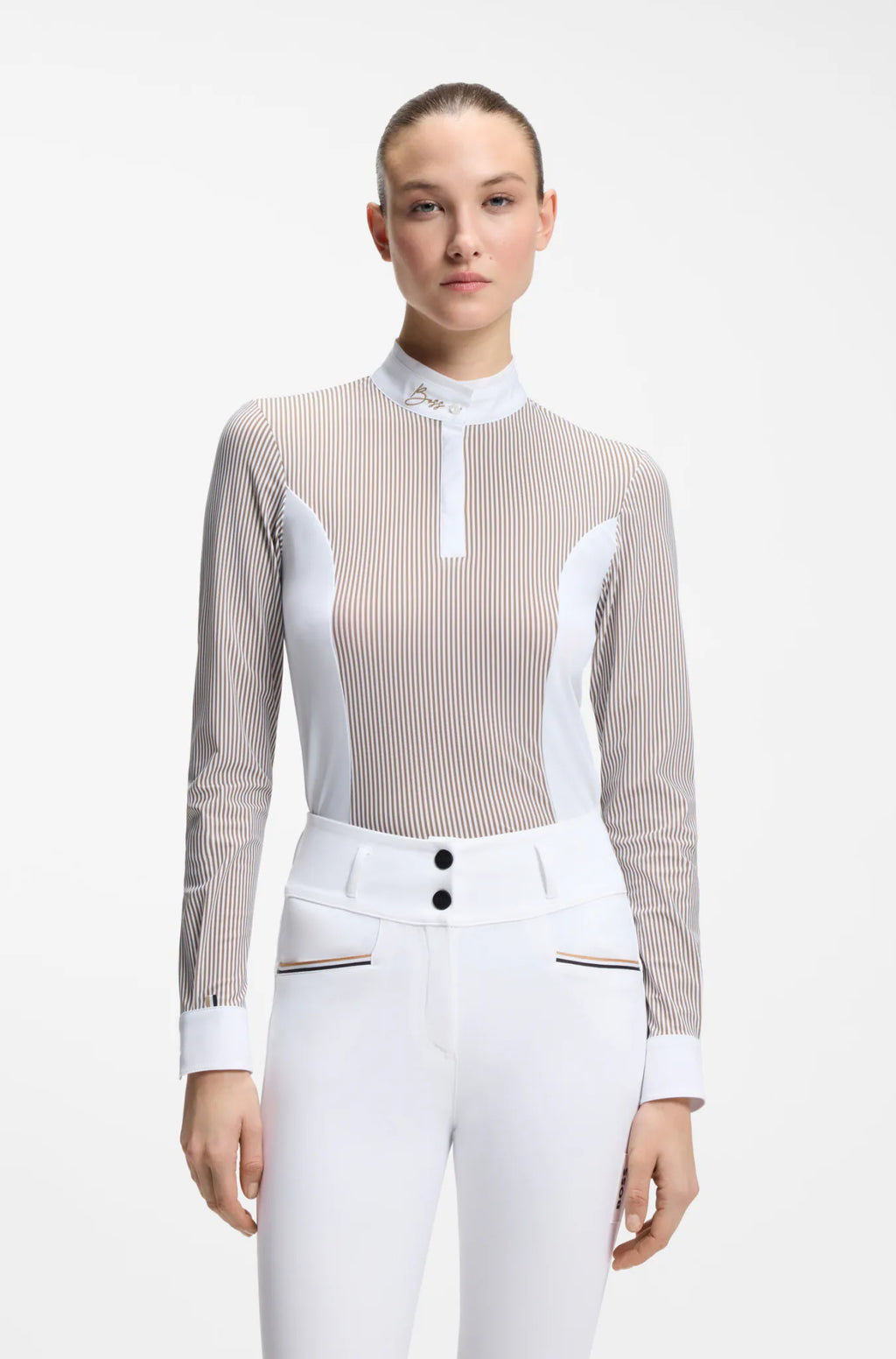 Walnut | Edora Show Blouse, view 2
