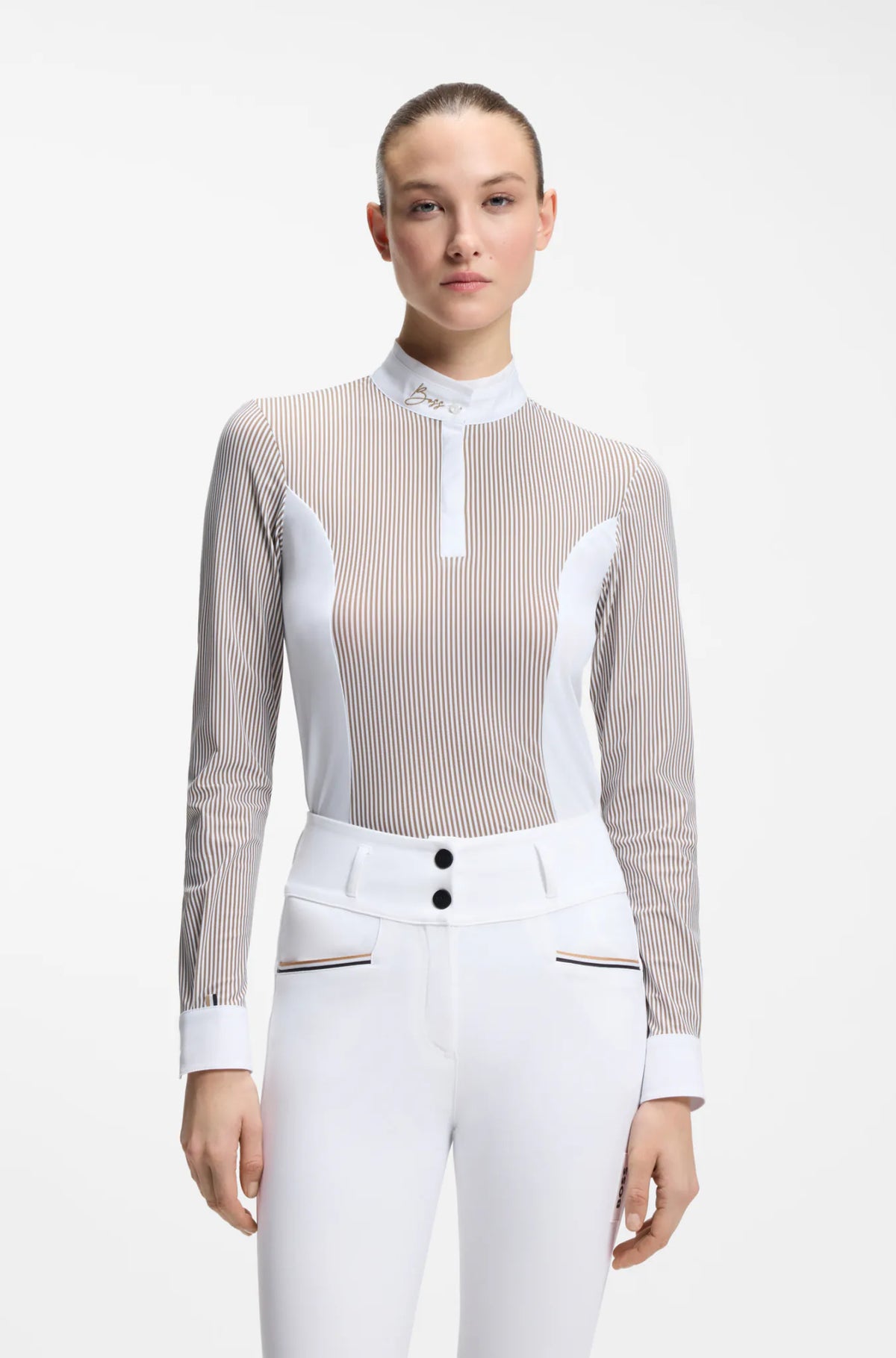 Walnut | Edora Show Blouse, view 2