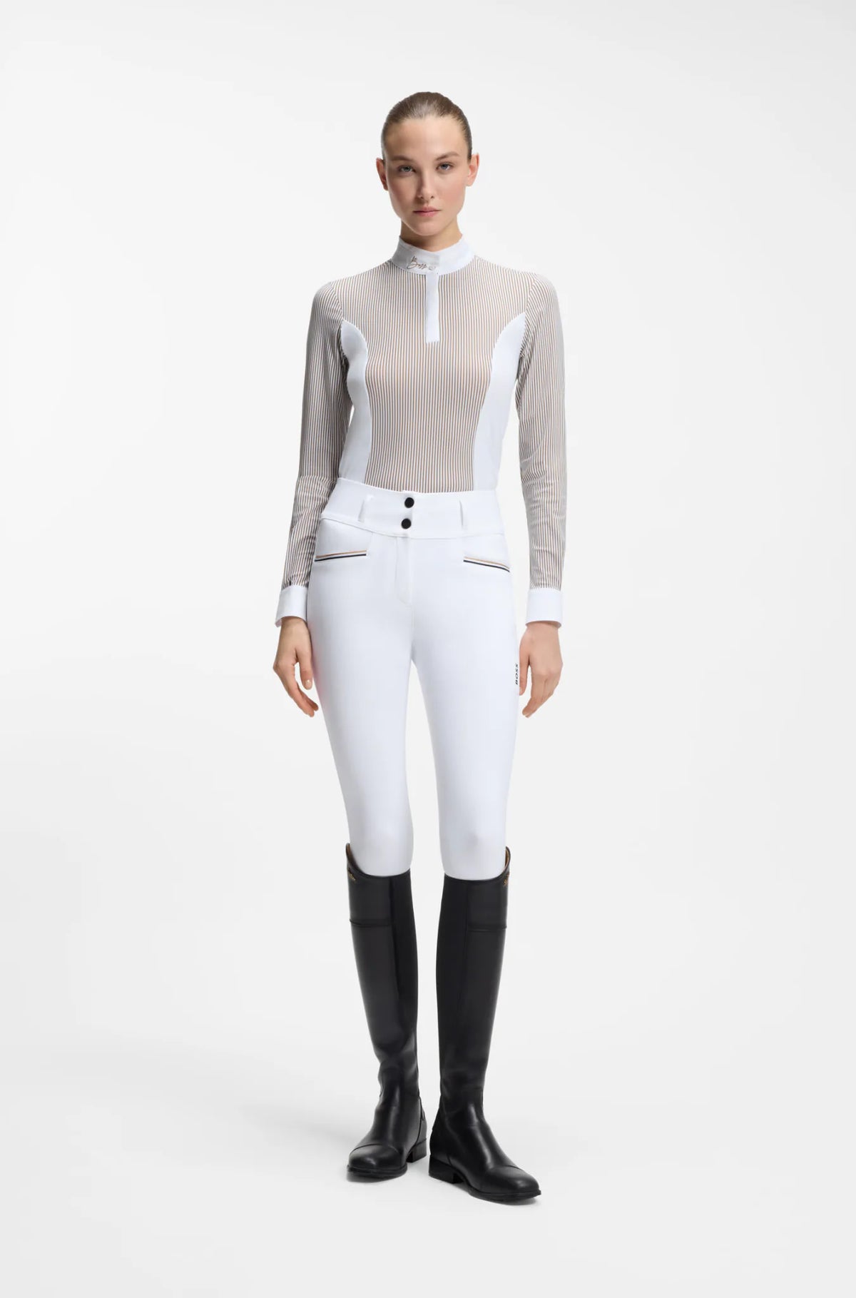 Walnut | Edora Show Blouse, view 5