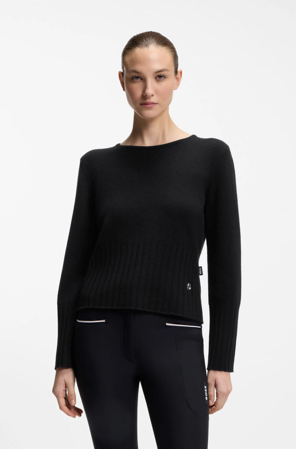 Black | Erin Luxury Knit, view 2