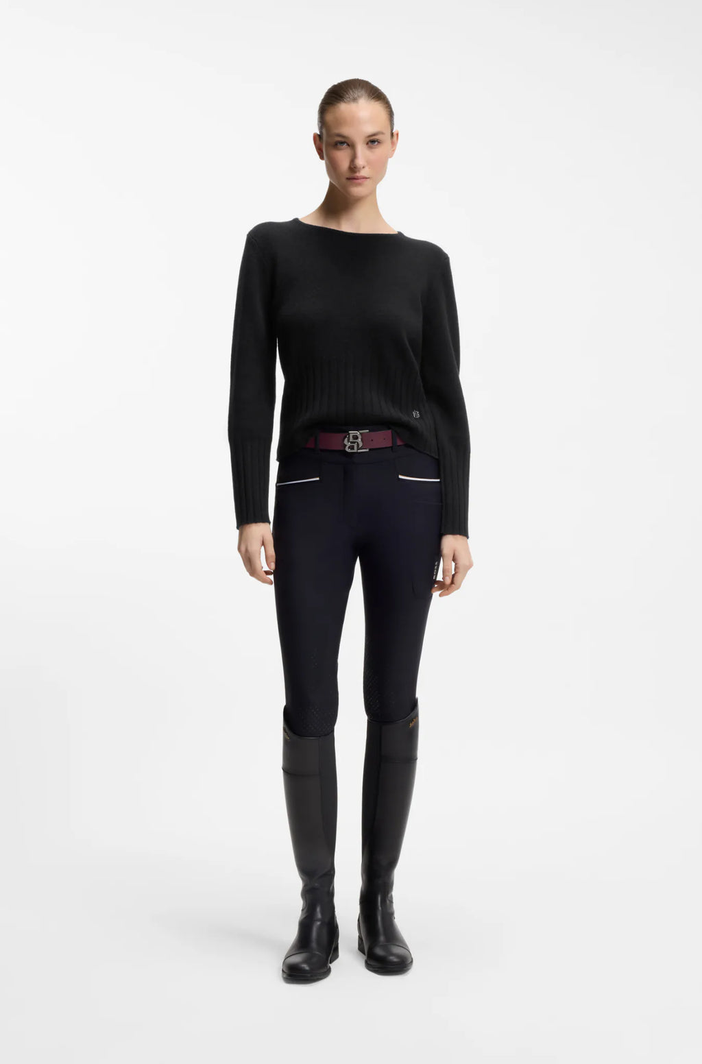 Black | Erin Luxury Knit, view 4