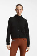 Black | Elony Knitwear Cardigan, view 2
