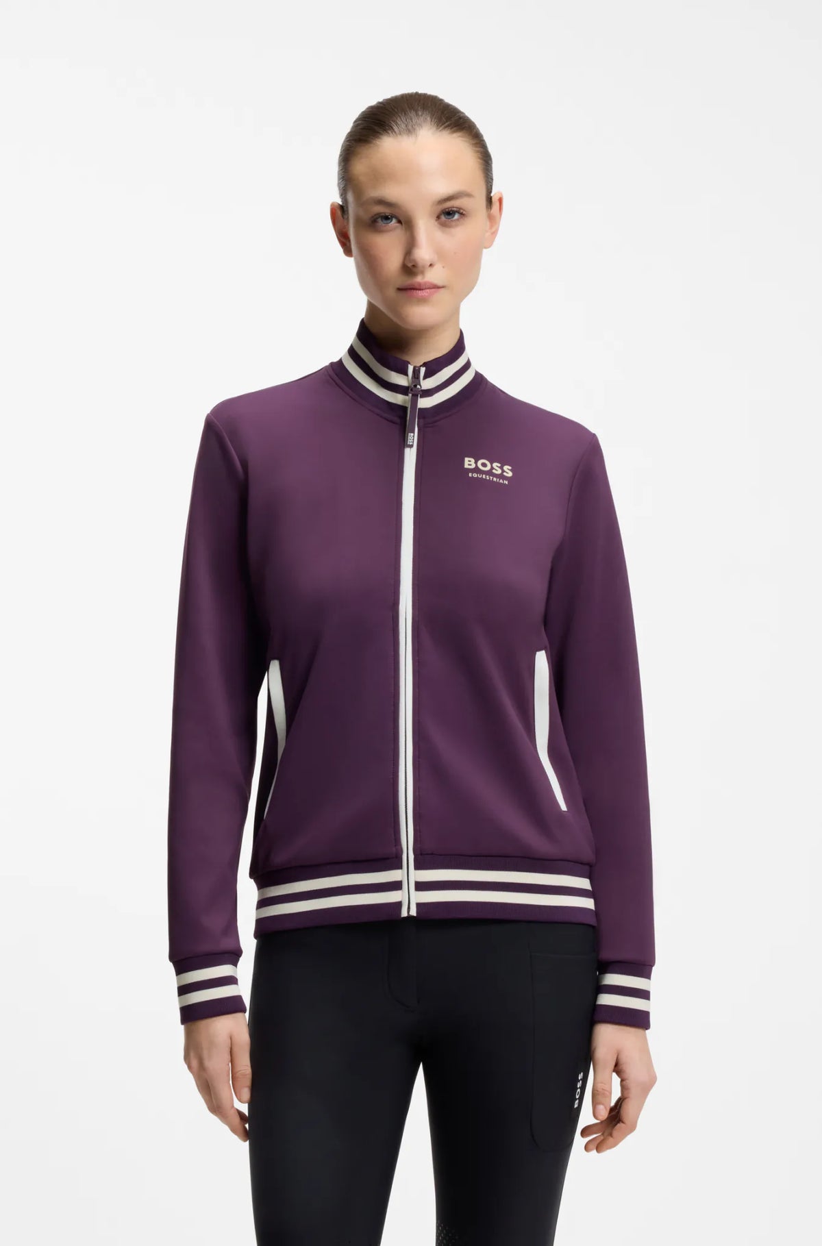 Deep Purple | Ava Function Cardigan, view 2