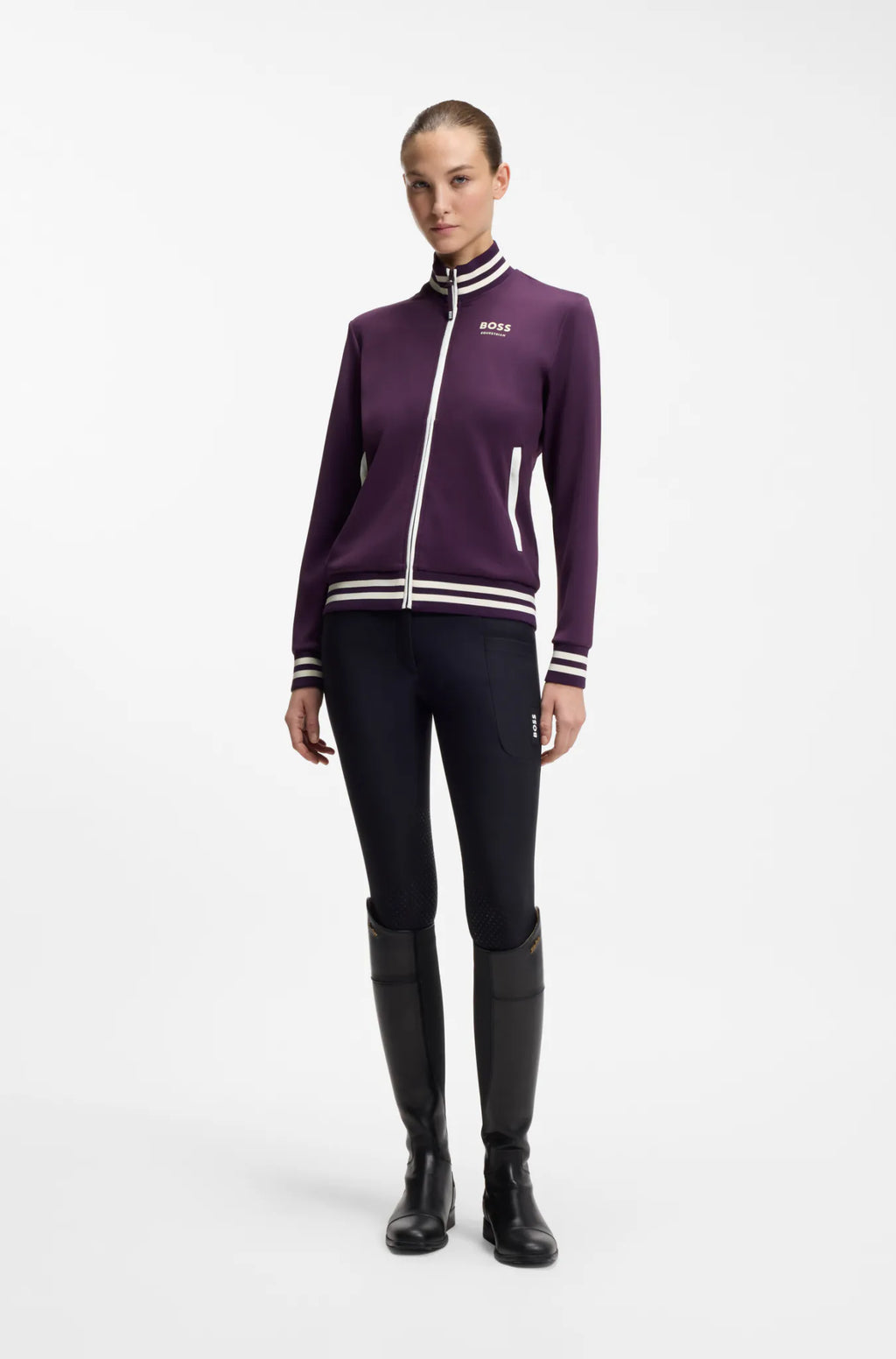Deep Purple | Ava Function Cardigan, view 5
