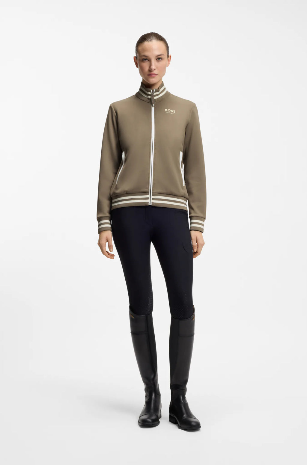 Walnut | Ava Function Cardigan, view 4