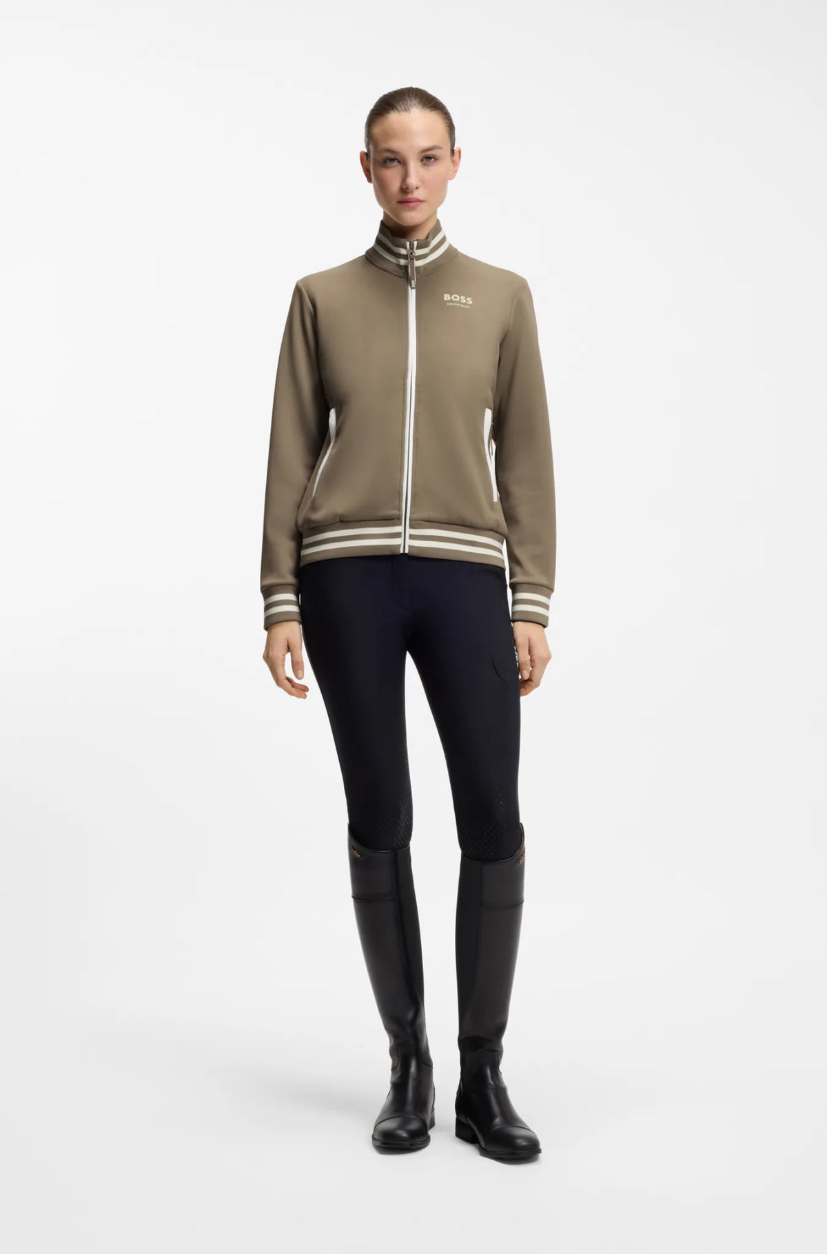 Walnut | Ava Function Cardigan, view 4