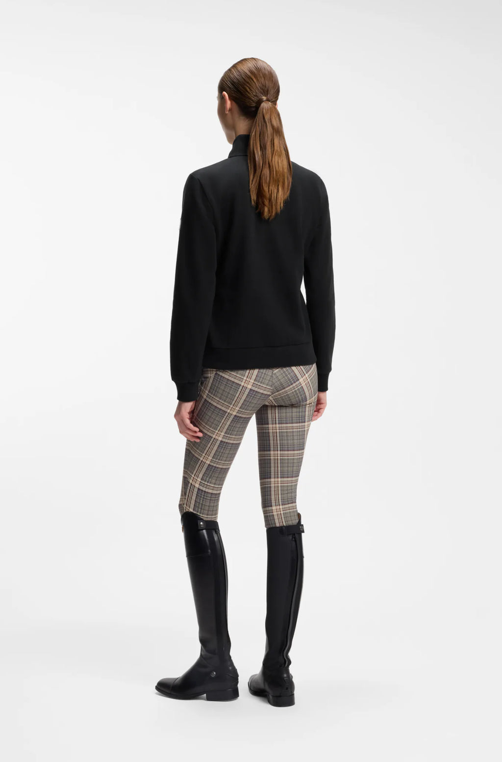 Black | Ally Training Sweater Cardigan, view 2