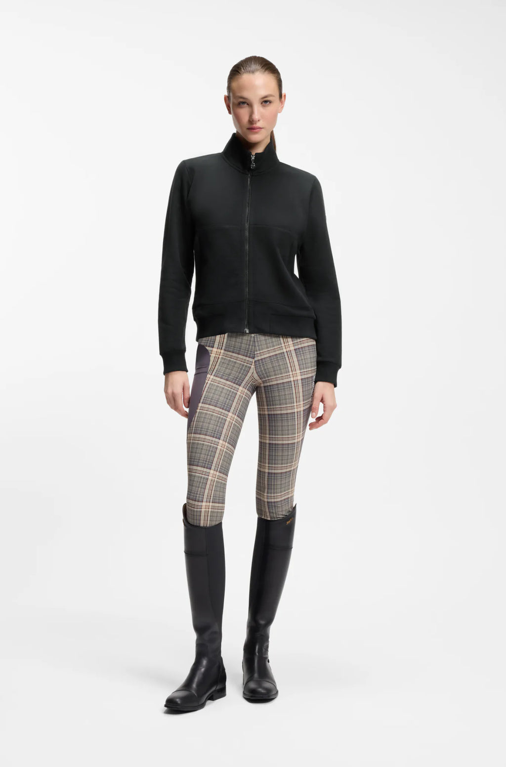 Black | Ally Training Sweater Cardigan, view 3