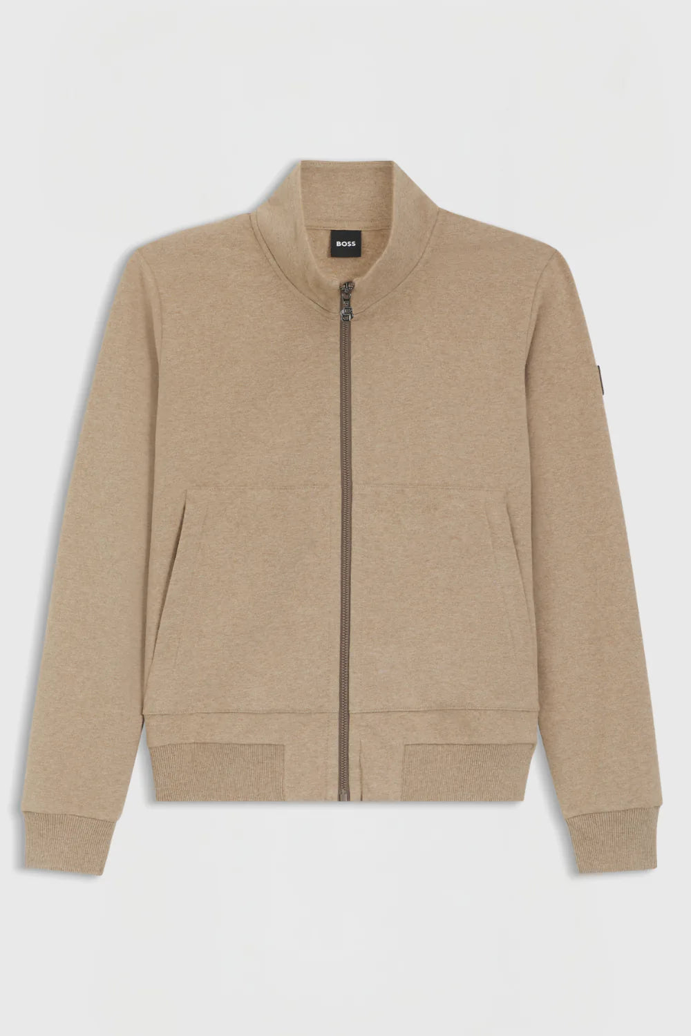 Walnut | Ally Training Sweater Cardigan, front