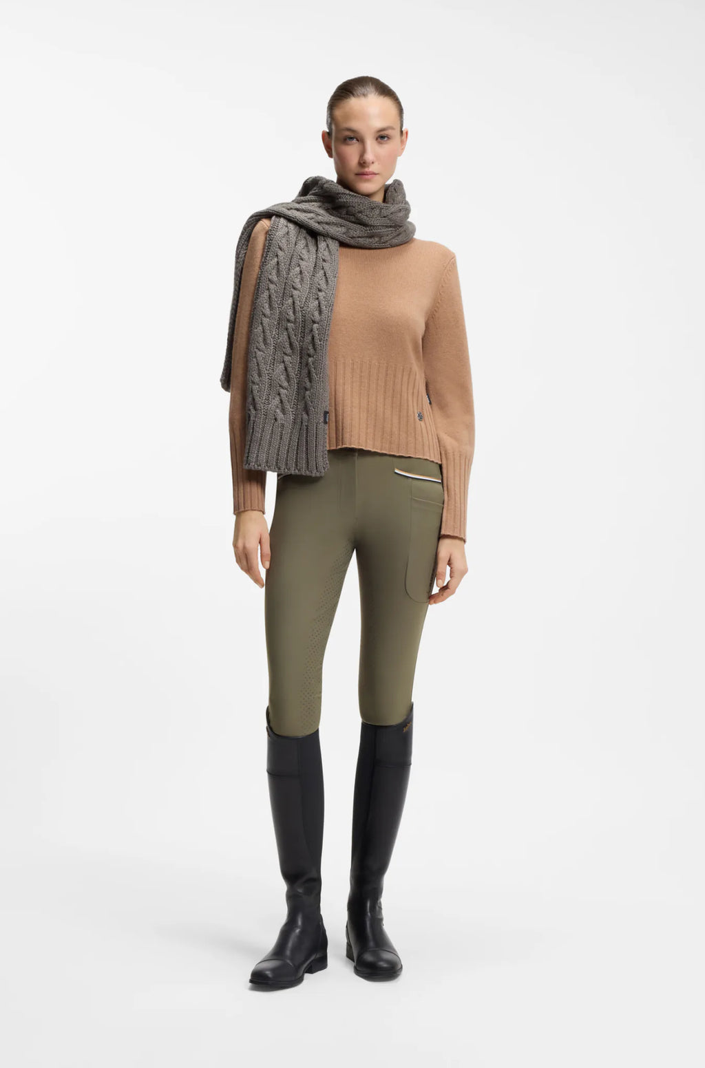 Tea Leaf | Hailey High Waist Full Grip Breeches, view 4