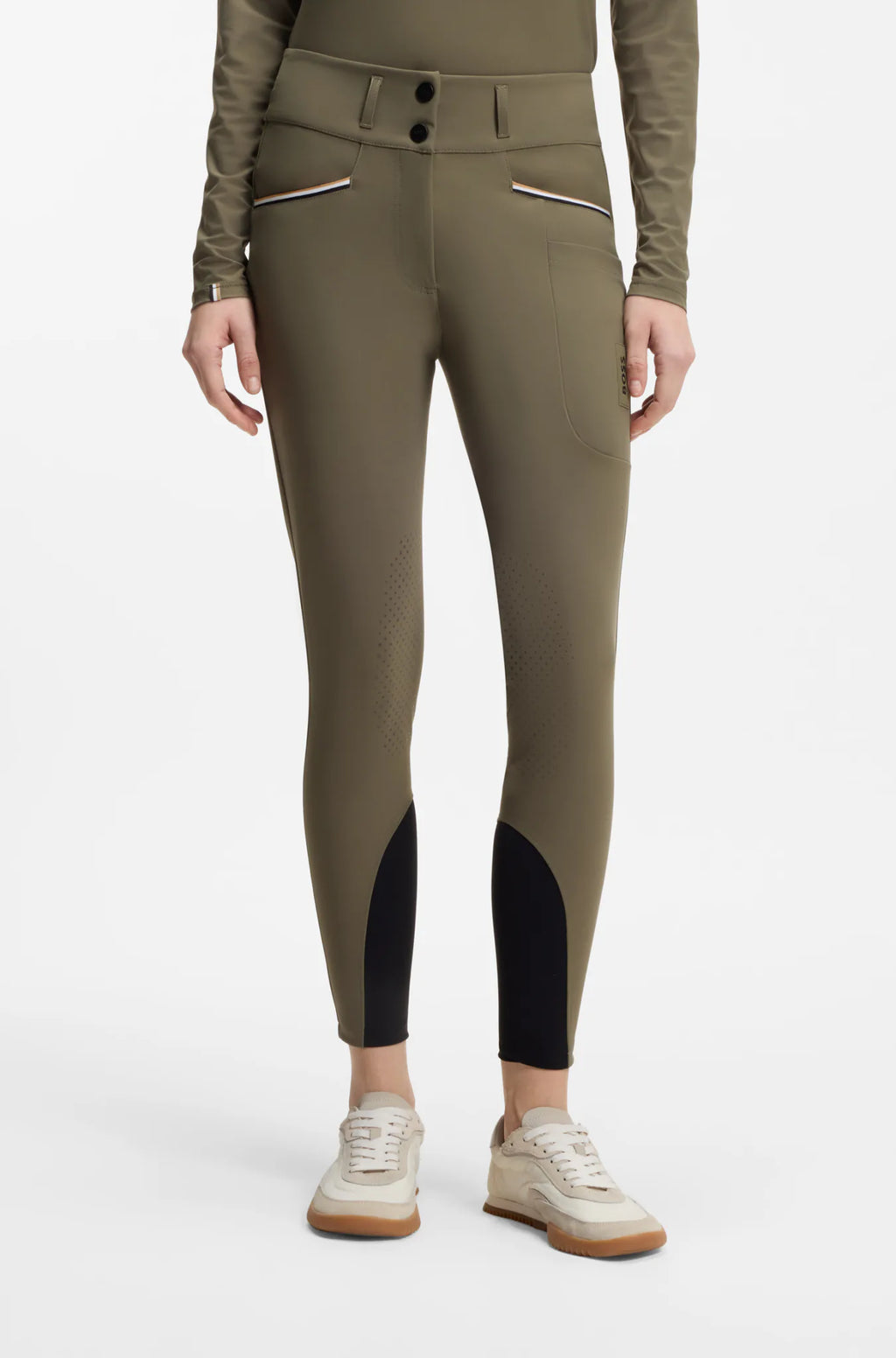 Tea Leaf | Hannah High Waist Knee Grip Breeches, view 3