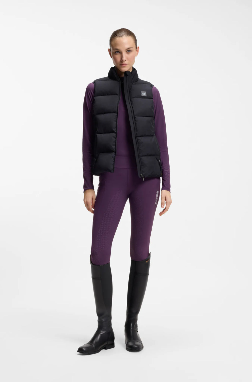 Deep Purple | Harriett High Waist Full Grip Legging, view 2