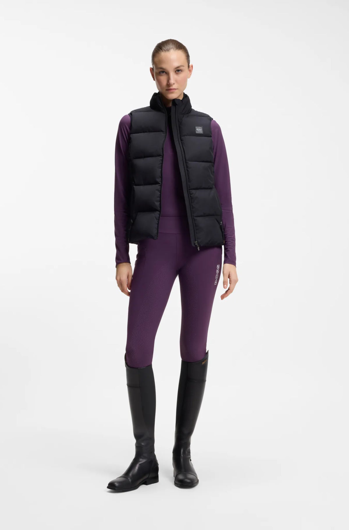Deep Purple | Harriett High Waist Full Grip Legging, view 2
