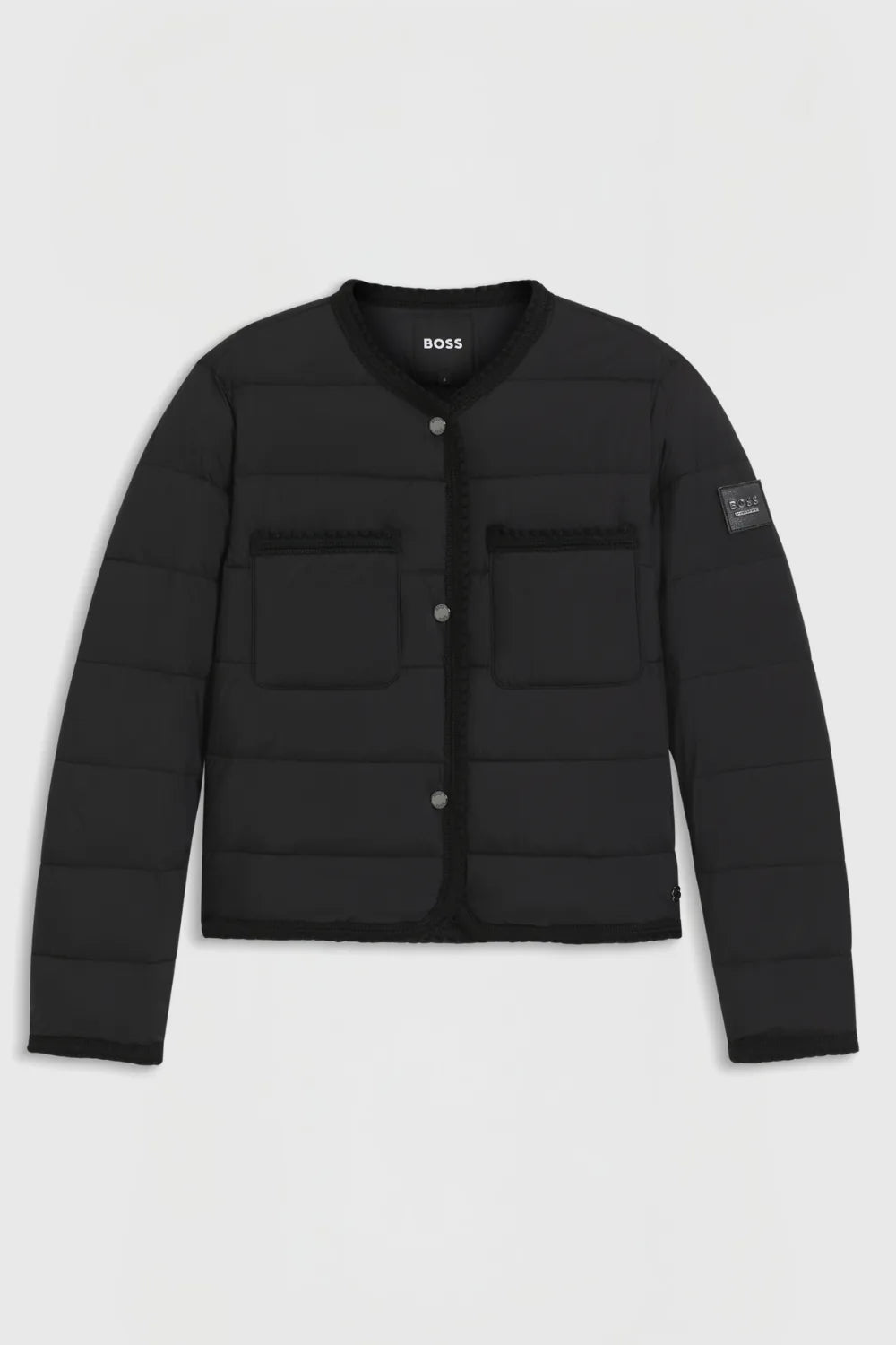 Black | Nora Petite Puffer Jacket, front
