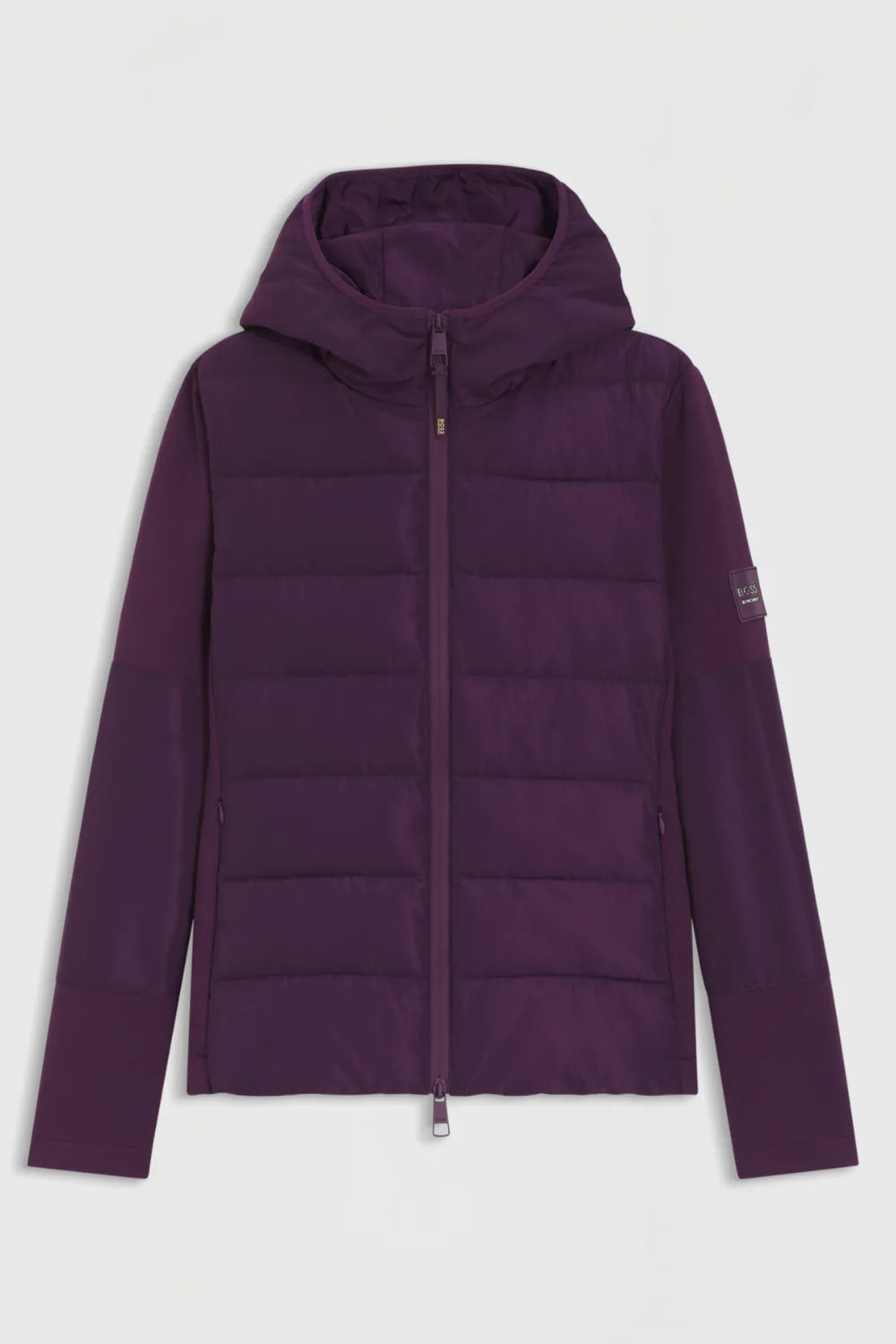 Deep Purple | Jessy Hybrid Puffer Jacket, front