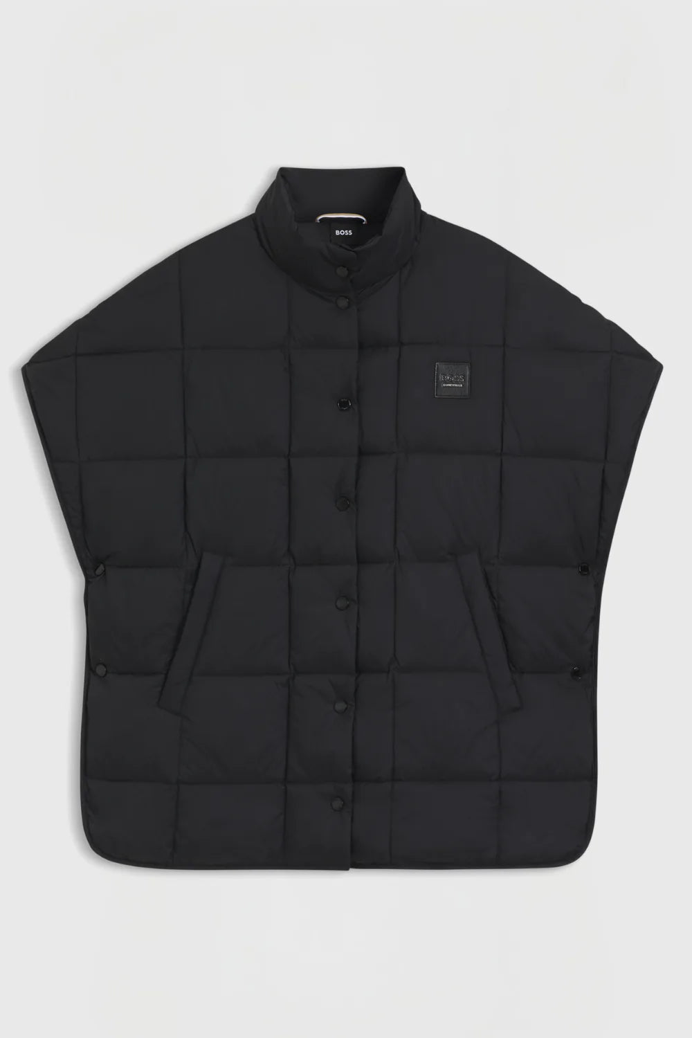 Black | Demi Down Cape, front