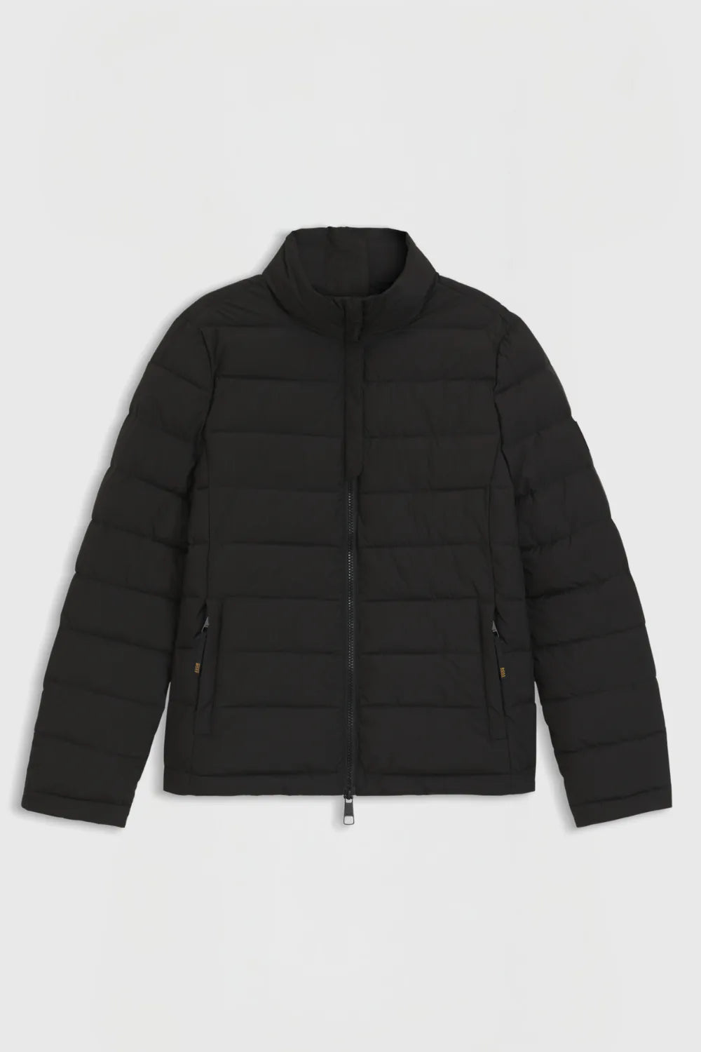 Black | Violet Airbag Compatible Puffer Jacket, front