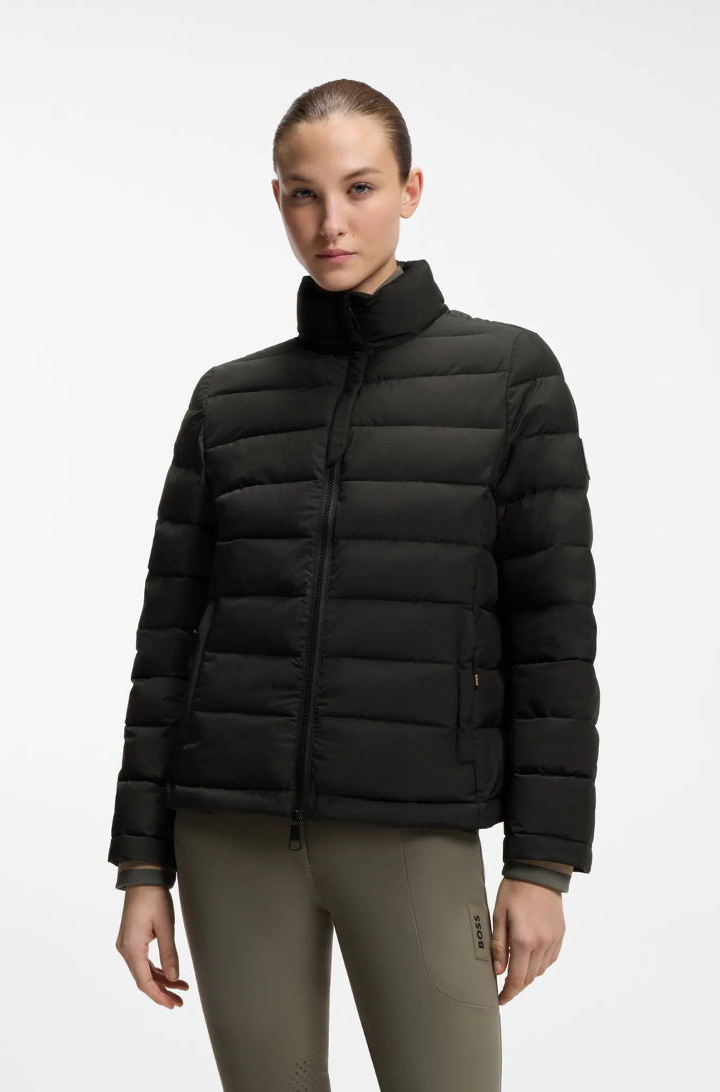 Black | Violet Airbag Compatible Puffer Jacket, view 2