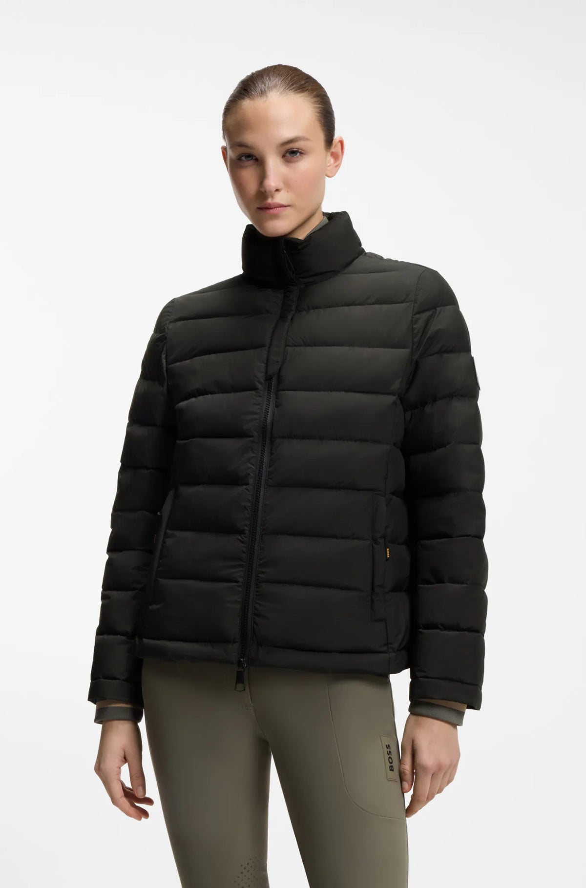 Black | Violet Airbag Compatible Puffer Jacket, view 2