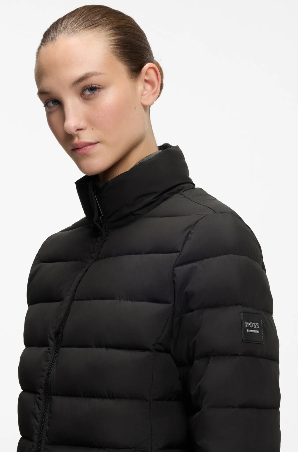 Black | Violet Airbag Compatible Puffer Jacket, view 4